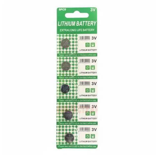 Alt view image 2 of 7 - 5 PACK Super Fresh Long CR2450 ECR 2450 3v LITHIUM Coin Cell Battery Exp. 2029