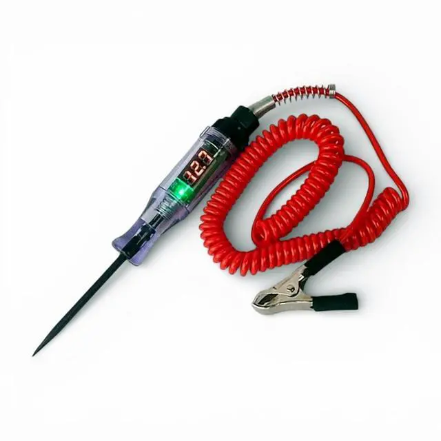 Main image of Digital Electric Voltage Circuit Tester Automotive Test Light Car Truck 6-24V US