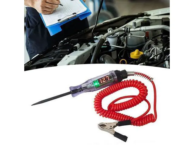 Alt view image 6 of 7 - Digital Electric Voltage Circuit Tester Automotive Test Light Car Truck 6-24V US