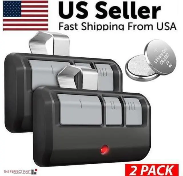 Alt view image 3 of 7 - 2 For Chamberlain LiftMaster Garage Door Opener Remote 893LM 953EV-P2 Learn