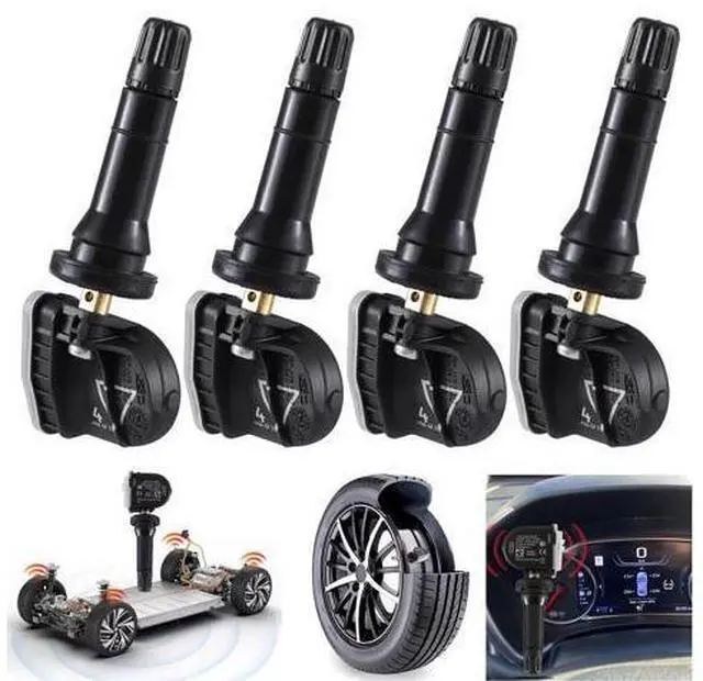 Alt view image 4 of 7 - 4 PACK Tire Pressure Monitor Sensor For GM Buick Chevy GMC TPMS 433MHz 13598773
