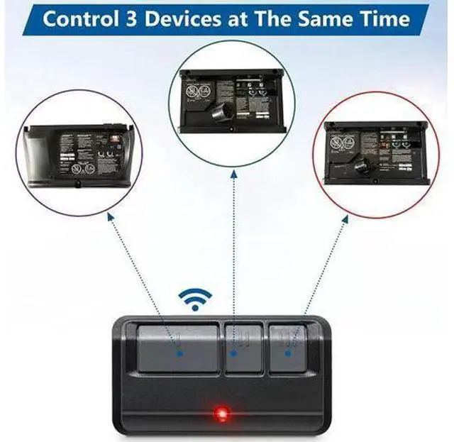 Alt view image 6 of 7 - 2 For Chamberlain LiftMaster Garage Door Opener Remote 893LM 953EV-P2 Learn