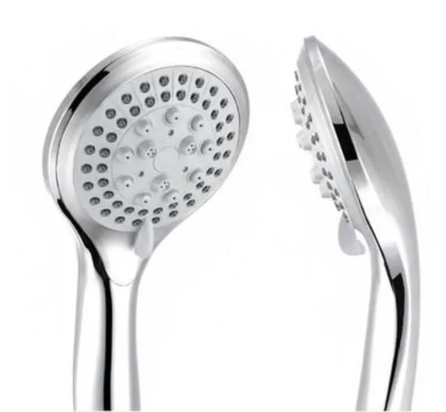 Alt view image 2 of 7 - High Pressure Shower Head 5 Settings Handheld Shower Heads Spray With 5 FT Hose