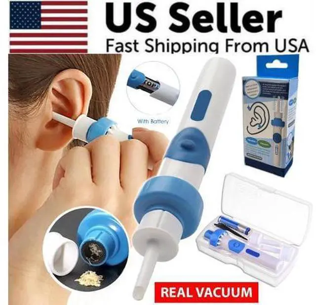 Alt view image 3 of 7 - Electric Cordless Vacuum Ear Cleaner Wax Remover Safety Painless Cleaning Device