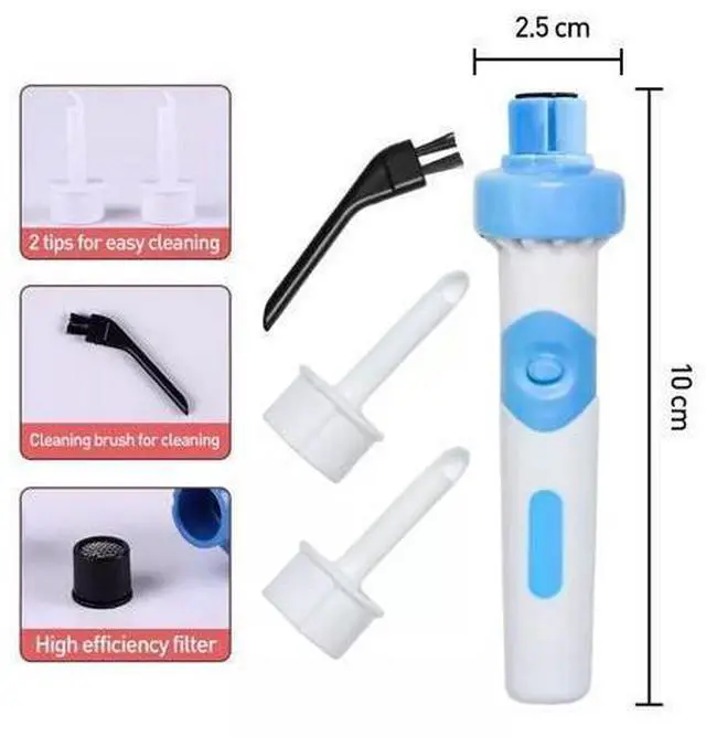 Alt view image 6 of 7 - Electric Cordless Vacuum Ear Cleaner Wax Remover Safety Painless Cleaning Device