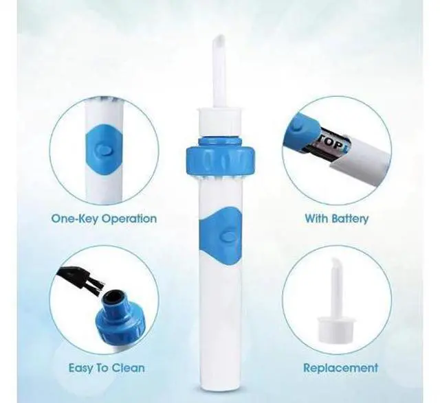 Alt view image 7 of 7 - Electric Cordless Vacuum Ear Cleaner Wax Remover Safety Painless Cleaning Device