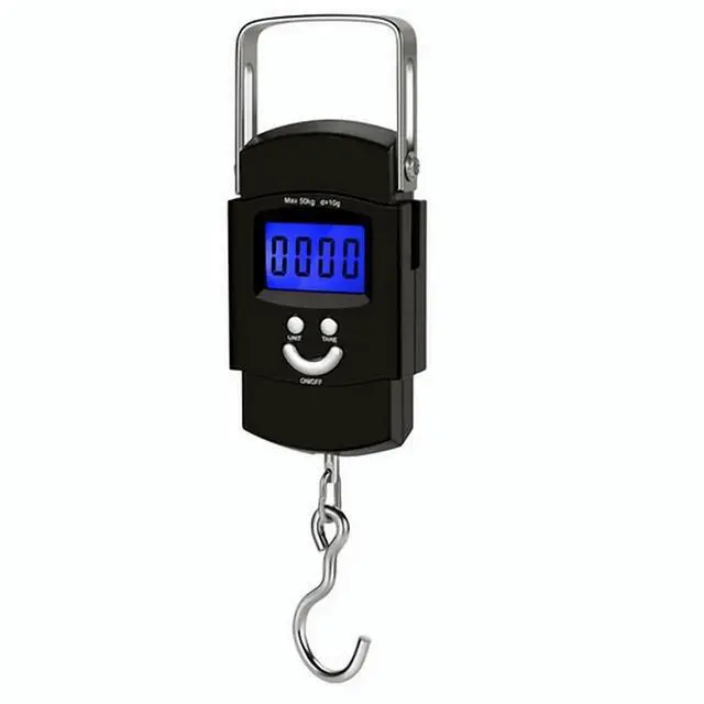 Main image of Portable Fish Scale Travel LCD Digital Hanging Luggage Electronic 110lb / 50kg