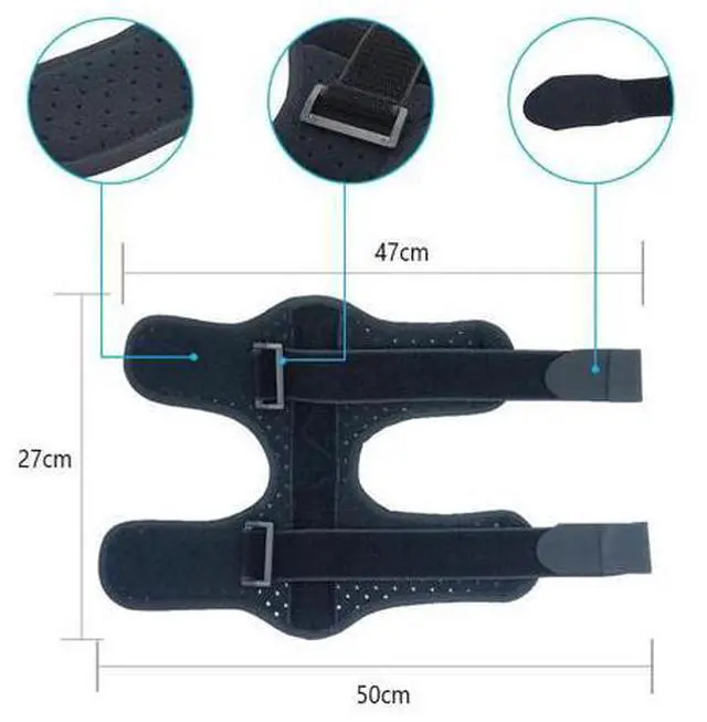 Alt view image 5 of 7 - Plantar Fasciitis Night Splint Adjustable Foot Drop Ankle Brace Support Toe Pain