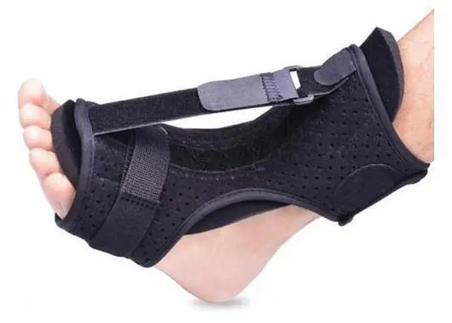 Alt view image 4 of 7 - Plantar Fasciitis Night Splint Adjustable Foot Drop Ankle Brace Support Toe Pain