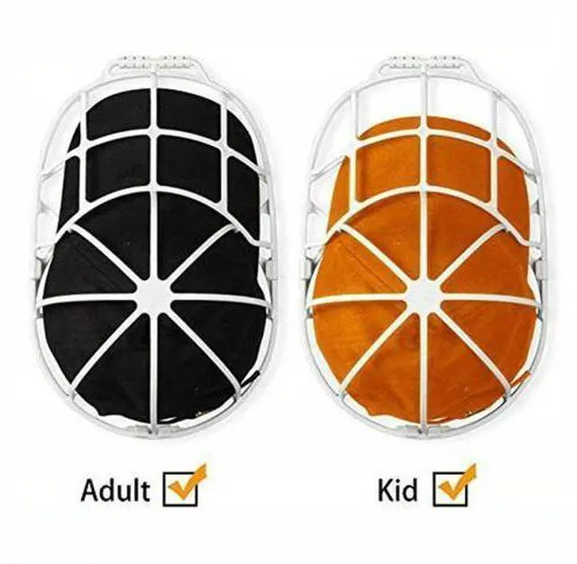Alt view image 4 of 7 - 3 Pack Hat Washer Baseball Cap Cleaner Machine Washing Cage Holder Frame Net New