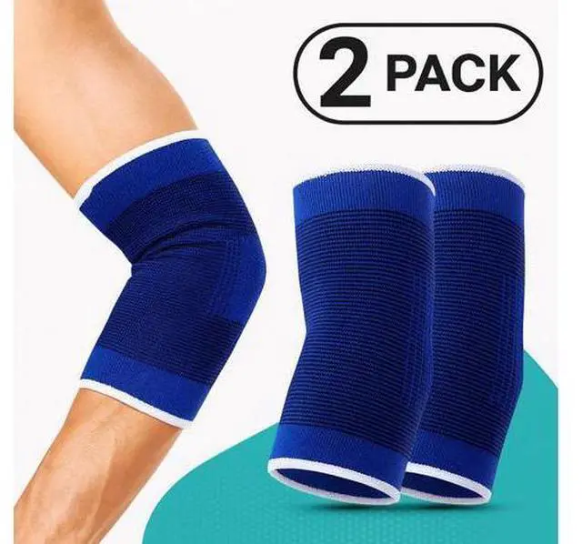 Alt view image 6 of 7 - Elbow Elastic Compression Sleeve Elbow Brace Tennis Arthritis Bursitis Relief