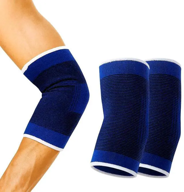 Main image of Elbow Elastic Compression Sleeve Elbow Brace Tennis Arthritis Bursitis Relief