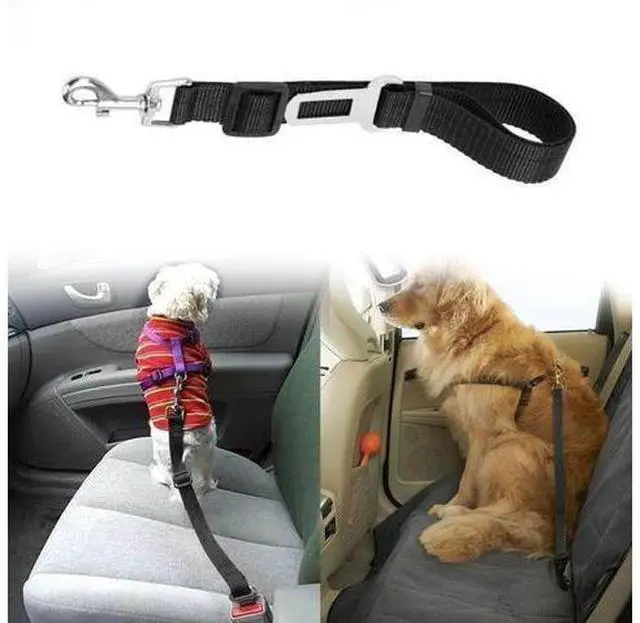 Alt view image 7 of 7 - 2 Pack Cat DOG PET Safety Seatbelt Car Vehicle Seat Belt Adjustable Harness Lead