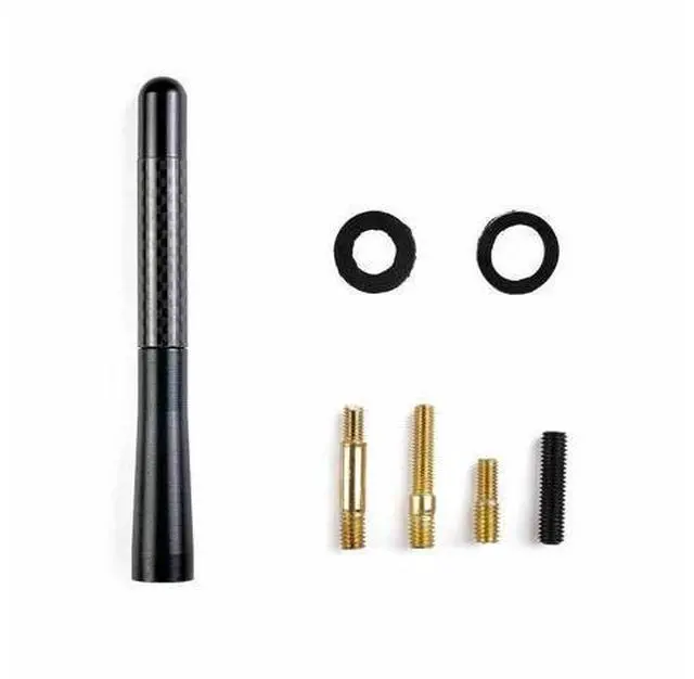 Alt view image 4 of 7 - 4.7" Universal Car Antenna Radio AM/FM Antena Roof Mast Spiral Style For Toyota