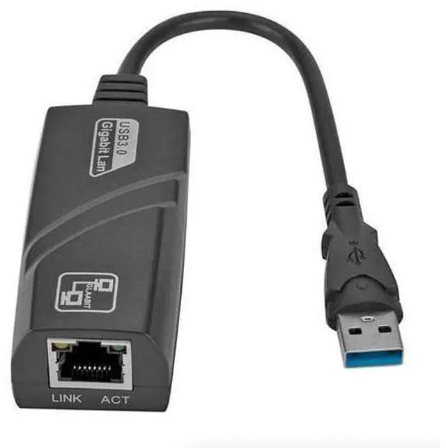 Alt view image 2 of 7 - USB 3.0 Gigabit Ethernet LAN RJ45 1000Mbps Network Adapter For Windows PC Mac