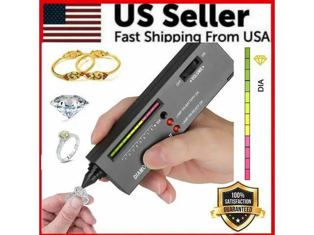 Alt view image 3 of 7 - Portable Diamond Tester Selector Illuminated Jewelry Gemstone Testing Tool Kit