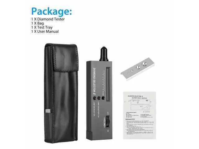 Alt view image 5 of 7 - Portable Diamond Tester Selector Illuminated Jewelry Gemstone Testing Tool Kit