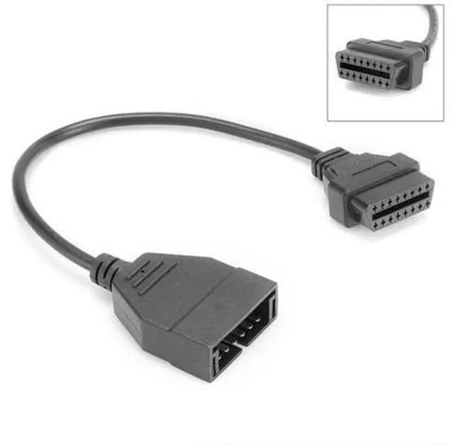 Alt view image 5 of 7 - 12 Pin OBD1 To 16 Pin OBD2 Convertor Adapter Cable For GM Diagnostic Scanner US