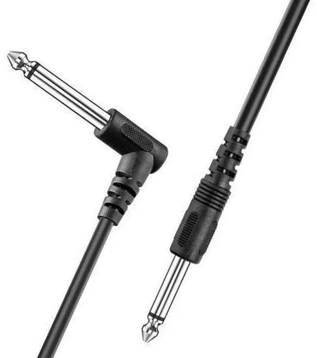 Alt view image 5 of 7 - 2 PACK 10FT Electric Patch Cord Guitar Amplifier Amp Cable Right Angle 90 Degree
