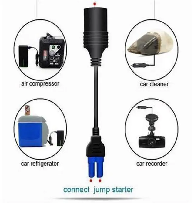 Alt view image 7 of 7 - 20000mAh Car Jump Starter Booster Jumper Box Power Bank Battery Charger Portable