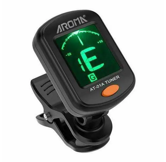 Alt view image 2 of 7 - LCD Clip On Chromatic Acoustic Electric Guitar Bass Ukulele Banjo Violin Tuner
