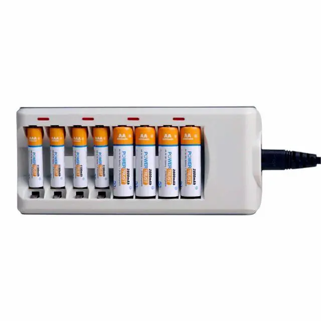 Main image of 8 Slot Battery Charger For Ni-MH Ni-CD AA AAA Rechargeable Batteries Fast Charge