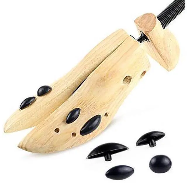 Alt view image 2 of 7 - 2-Way Wooden Adjustable Shoe Stretcher Expander Men Women Boot Size US 5-13