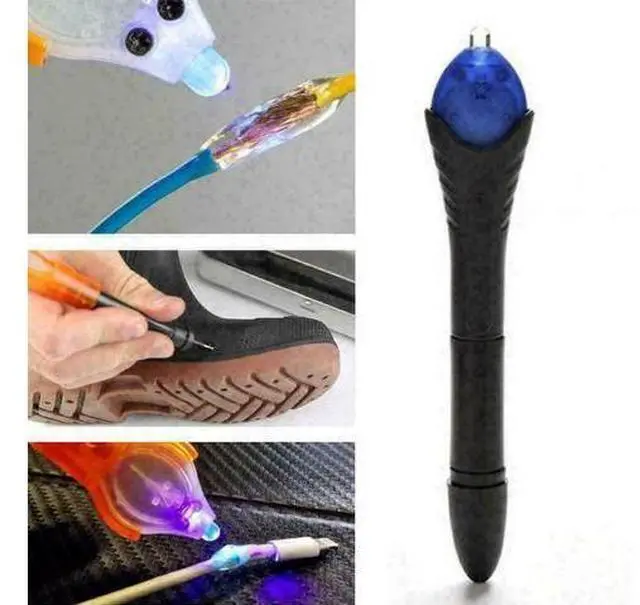 Alt view image 4 of 7 - 5 Second Fix Pen UV Light Repair Glue Refill Liquid Welding Multi-Purpose Kit
