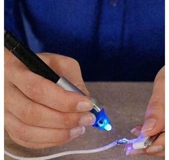 Alt view image 5 of 7 - 5 Second Fix Pen UV Light Repair Glue Refill Liquid Welding Multi-Purpose Kit