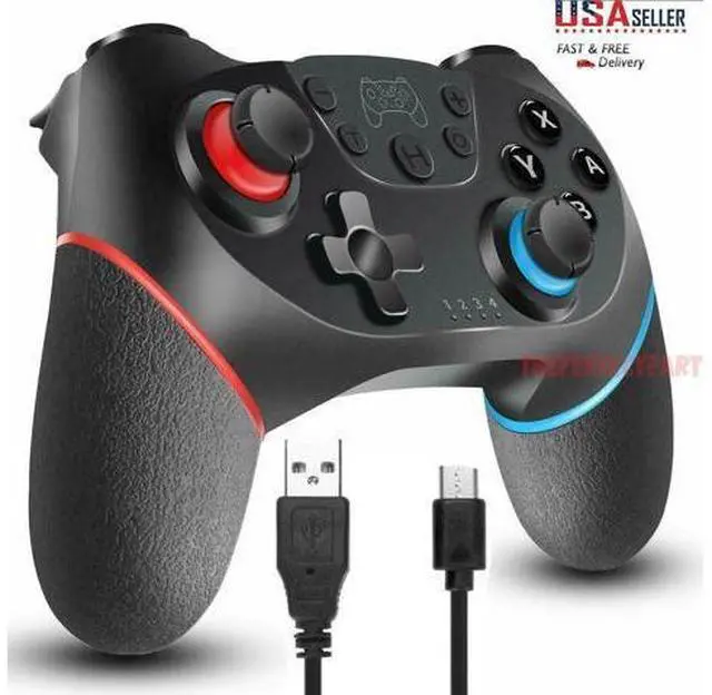 Alt view image 5 of 7 - Wireless Pro Controller Gamepad For Nintendo Switch Joypad Joystick Remote USA