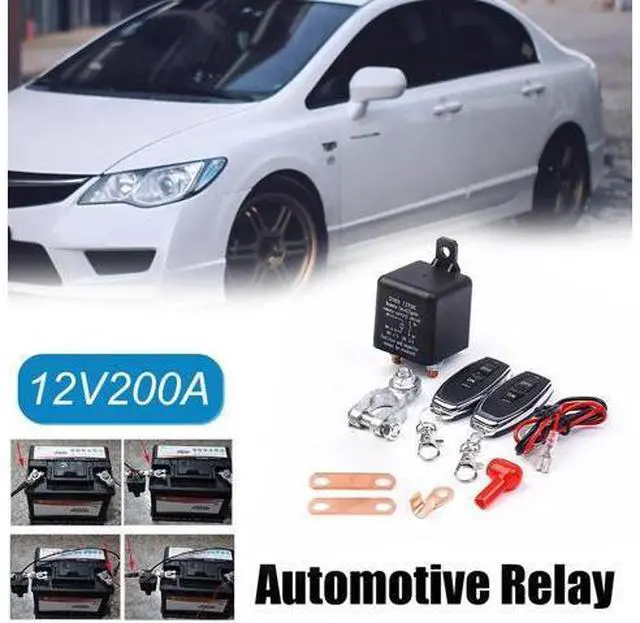 Alt view image 4 of 7 - Car Battery Disconnect Switch Remote Control Power Kill Master Isolator Cut Off