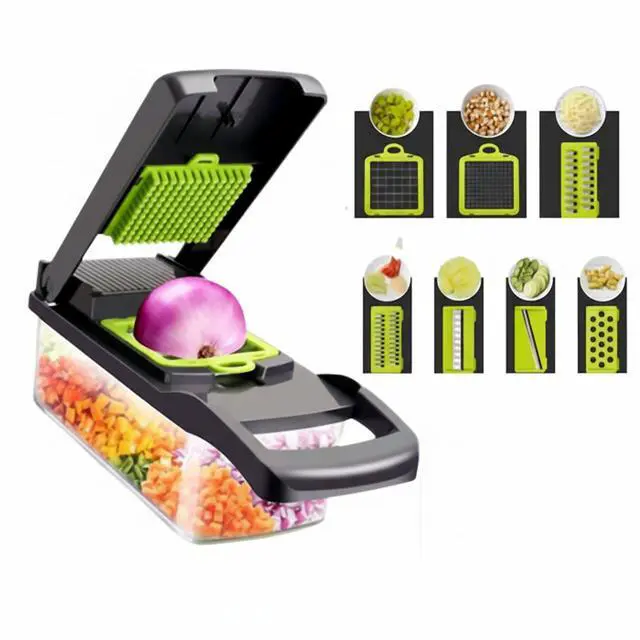 Main image of 15-In-1 Vegetable Fruit Chopper Cutter Food Onion Veggie Dicer Slicer Kitchen