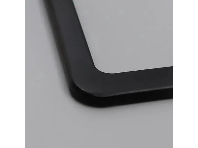 Alt view image 6 of 7 - 2x High Quality Stainless Steel Metal License Plate Frame Tag Cover Black New US