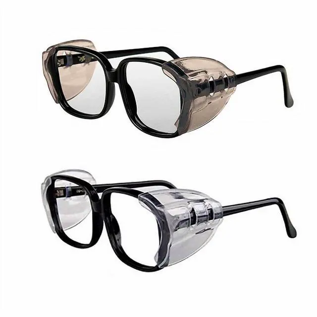 Main image of 2 Pairs Side Shields For Eye Glasses Slip On Safety Glasses Shield Universal US