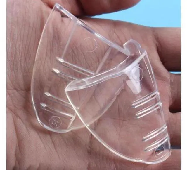 Alt view image 5 of 7 - 2 Pairs Side Shields For Eye Glasses Slip On Safety Glasses Shield Universal US