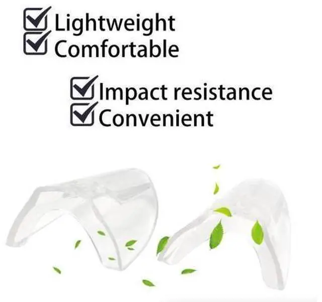 Alt view image 4 of 7 - 2 Pairs Side Shields For Eye Glasses Slip On Safety Glasses Shield Universal US