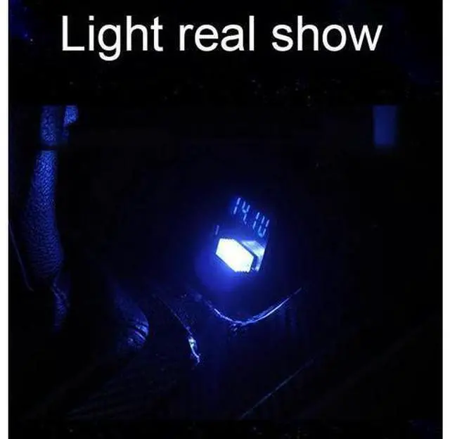 Alt view image 6 of 7 - 3x Mini Blue LED USB Car Interior Light Neon Atmosphere Ambient Lamp Accessories