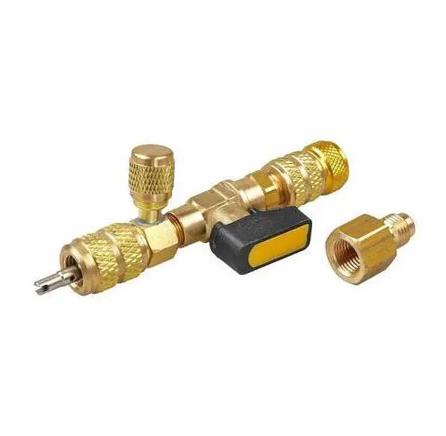 Alt view image 2 of 7 - HVAC Tool AC Schrader Valve Core Remover Dual Size 1/4 and 5/16 Port Installer