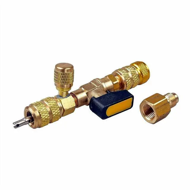Main image of HVAC Tool AC Schrader Valve Core Remover Dual Size 1/4 and 5/16 Port Installer