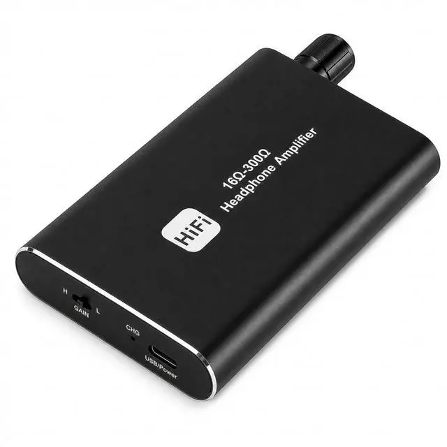 Main image of 16-300 HIFI Headphone Amplifier Portable Earphone AMP 3.5mm w/ Audio USB Cable