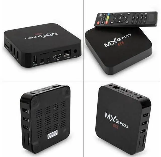 Alt view image 3 of 7 - MXQ Pro 4K Ultra HD 64Bit Wifi Android 7.1 Quad Core Smart TV Box Media Player