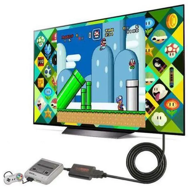 Alt view image 4 of 7 - N64 To HDMI Converter Adapter HD Link Cable For Nintendo Gamecube Super NES SNES