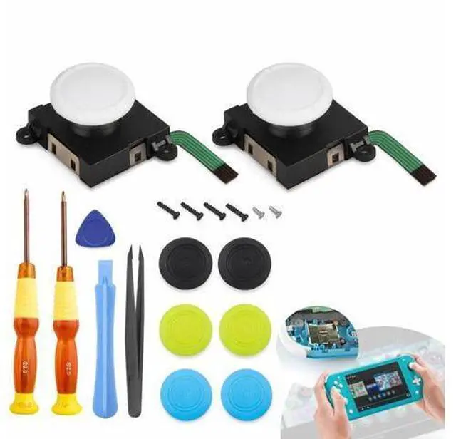 Alt view image 2 of 7 - For Nintendo Switch Lite 19in1 Analog Joystick Replacement Repair Tool Kit Set