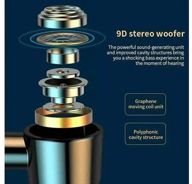 Alt view image 6 of 7 - Wireless Bluetooth 5.0 Earpiece Headset Driving Trucker Earbuds Noise Cancelling
