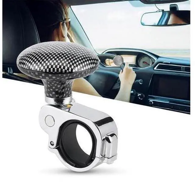 Alt view image 5 of 7 - Steering Wheel Spinner Knob Handle Universal Heavy Duty Suicide Car Truck Power