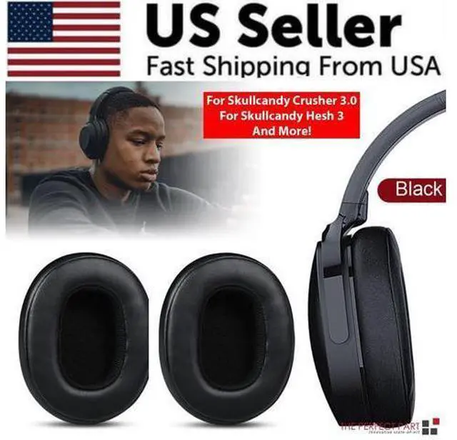 Alt view image 3 of 7 - Replacement Ear Pads Cushions Covers For Skullcandy Crusher 3.0 Wireless Hesh 3