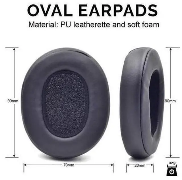Alt view image 6 of 7 - Replacement Ear Pads Cushions Covers For Skullcandy Crusher 3.0 Wireless Hesh 3