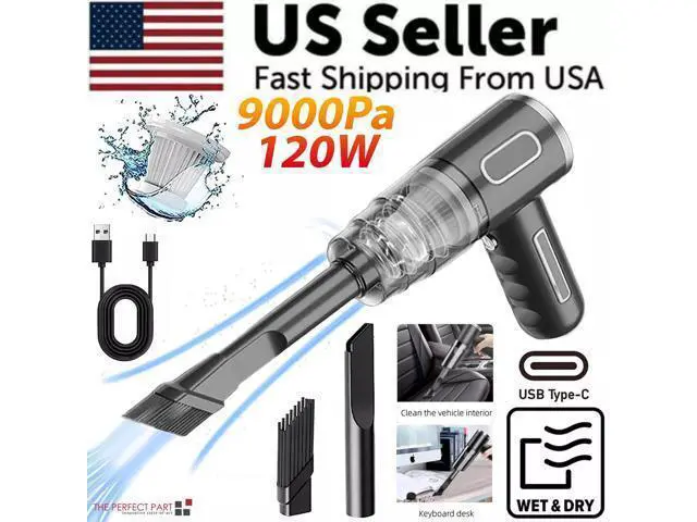 Alt view image 3 of 7 - 120W Cordless Handheld Vacuum Cleaner Small Mini Portable Car Auto Home Wireless