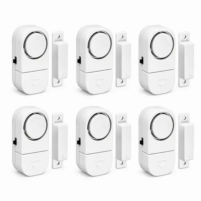 Main image of 6 PCS WIRELESS Home Window Door Burglar Security ALARM System Magnetic Sensor