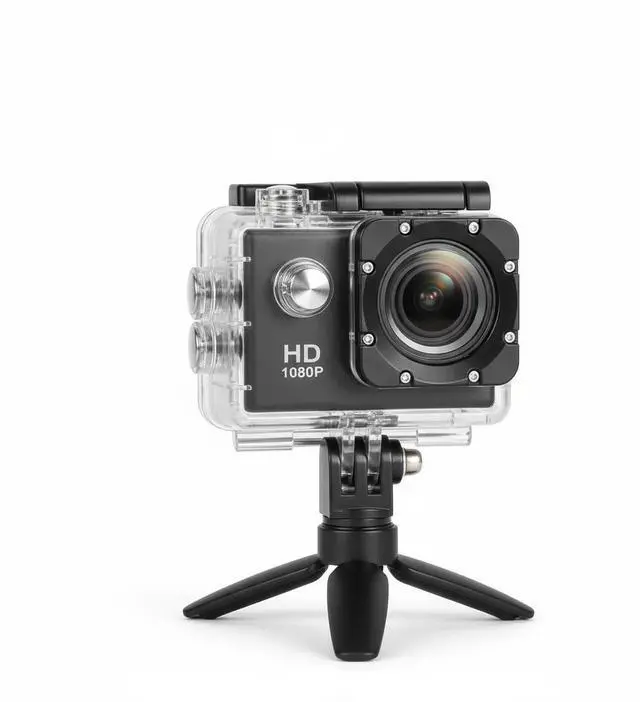 Main image of HD Action Sport Waterproof Camera 20 MP Recorder HD 1080P Camcorder Video 170° - Black